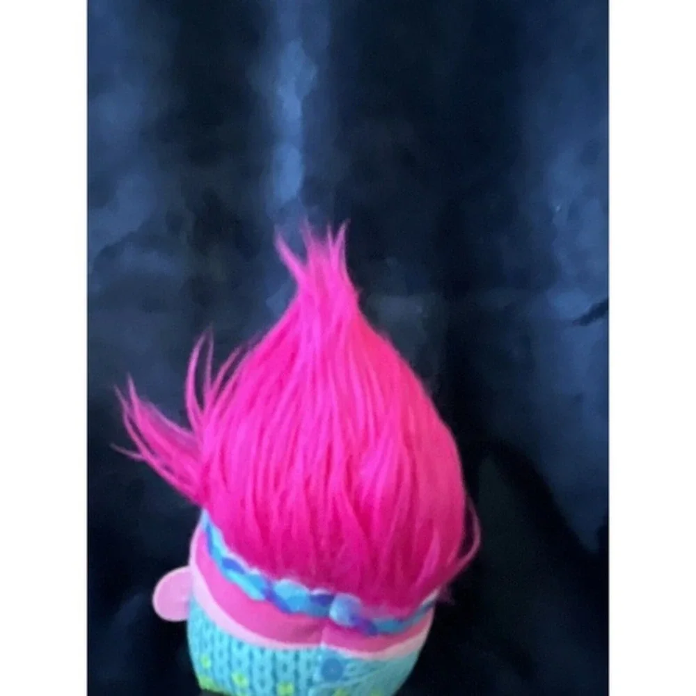 Mattel‎ Trolls Band Together Hairmony Mixers Sound Plush - QUEEN POPPY (6 inch)